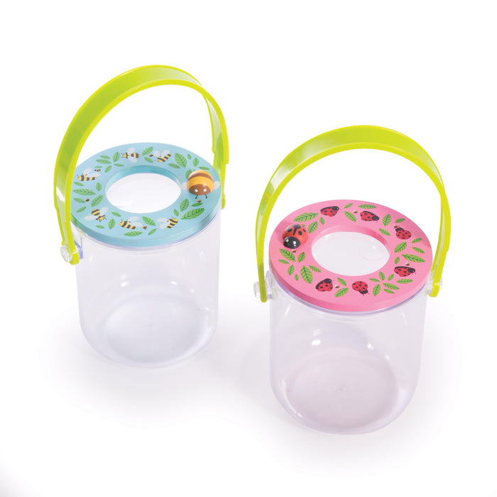 Discovery Zone | Magnifying Bug Jar Garden Friends Set of 2