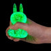 Smooshos | Super Squeeze Glow-in-the-Dark Neon Rabbit Squishy Toy Homing Insticts