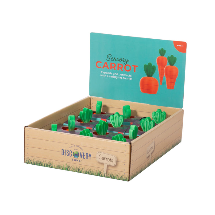 Discovery Zone | 3D Sensory Carrot Orange 12pcs