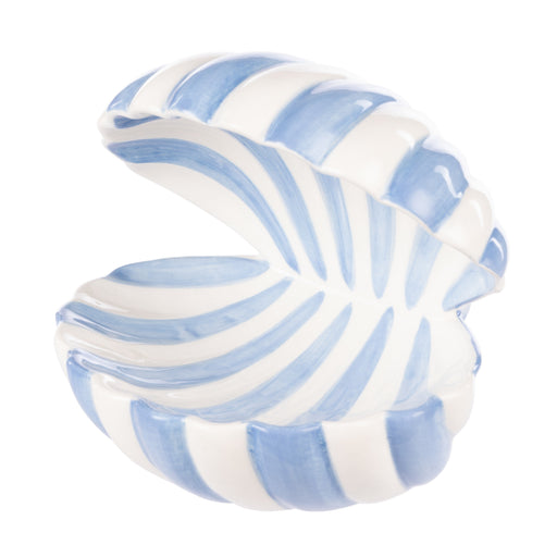 Emporium | Zona Clam Dish White & Blue