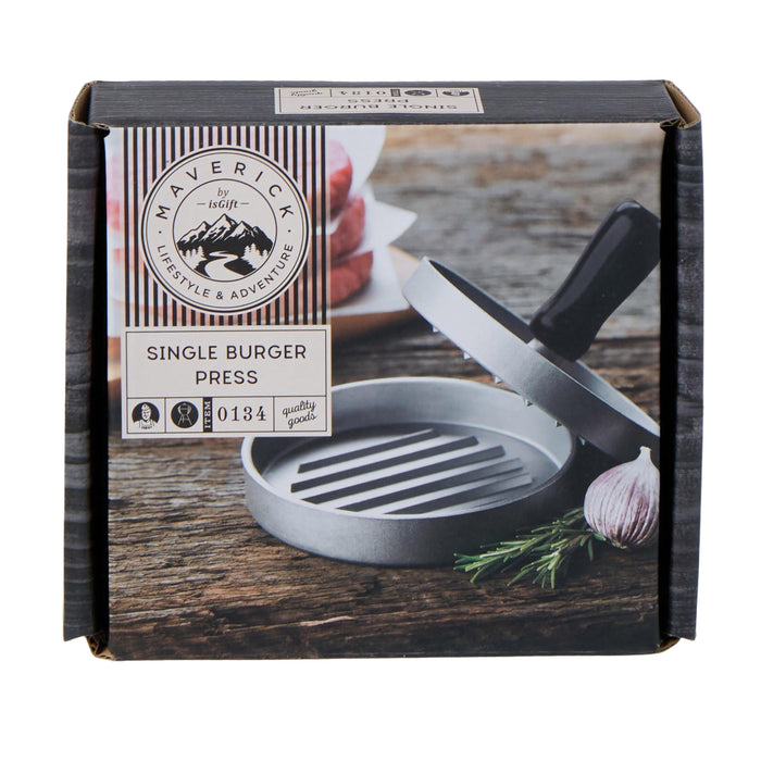 Maverick | Single Burger Press Grey Black