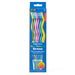 Kikkerland | Wiggly Worm Color Changing Straws 6‑Piece Set