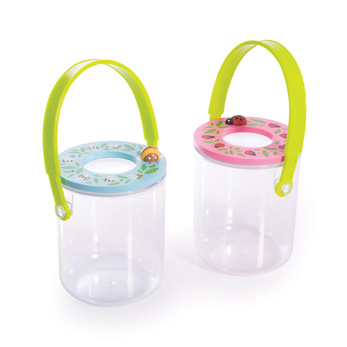 Discovery Zone | Magnifying Bug Jar Garden Friends Set of 2