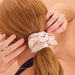 Annabel Trends | Tamed Double Layer Hair Scrunchie Black