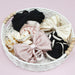 Annabel Trends | Tamed Double Layer Hair Scrunchie Black