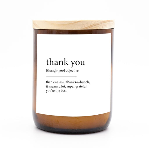 Commonfolk Collective | Dictionary Meaning Candle – Thank You