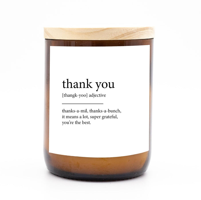 Commonfolk Collective | Dictionary Meaning Candle – Thank You