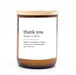 Commonfolk Collective | Dictionary Meaning Candle – Thank You