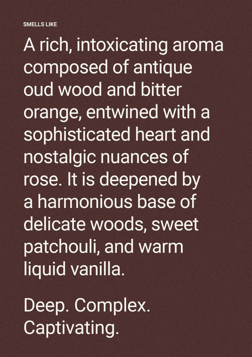 The Aromatherapy Co | Black Oud & Saffron Scented Candle 250g Homing Instincts