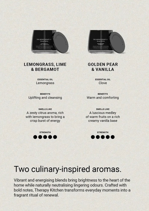 The Aromatherapy Co | Lemongrass, Lime & Bergamot Scented Candle Homing Instincts