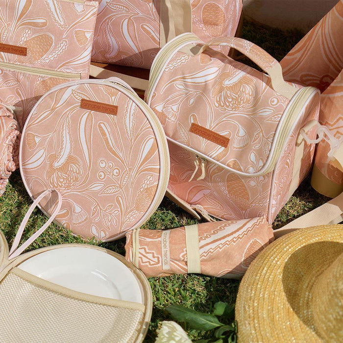 Annabel Trends | Picnic Lunch Bag - Trailing Natives Tan
