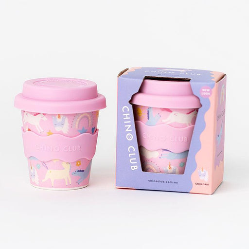 Chinoclub | Pink Unicorn Babychino Cup 4oz
