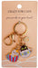 Urban Products | Crazy For Cats Tea Cup Keyring Black & W