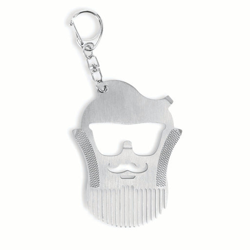 Kikkerland | Beard Comb Tool Silver