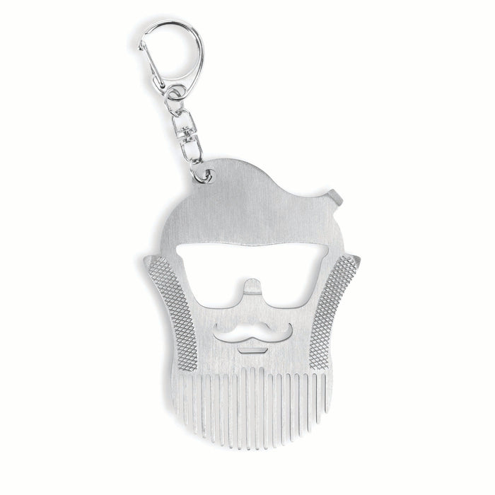 Kikkerland | Beard Comb Tool Silver