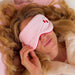 Annabel Trends | Cosy Luxe Velvet Eye Mask Cherry