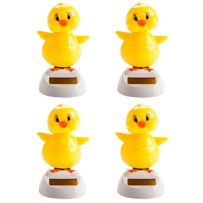 MDI | 4PK Furever Pets Solar Dancing Chick Desk Car Dashboard Decoration Figure Homing Insticts