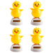 MDI | 4PK Furever Pets Solar Dancing Chick Desk Car Dashboard Decoration Figure Homing Insticts