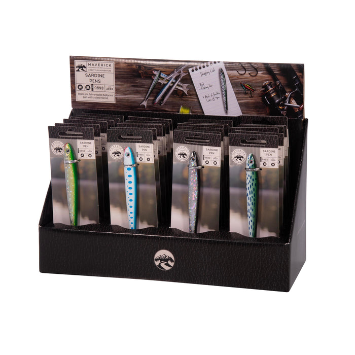 Maverick | Sardine Pen CDU 24pcs/6 Assorted