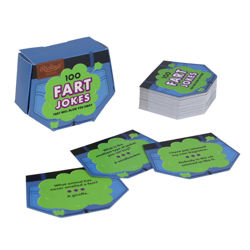 Ridleys | 100 Fart Joke Cards Multi‑Coloured