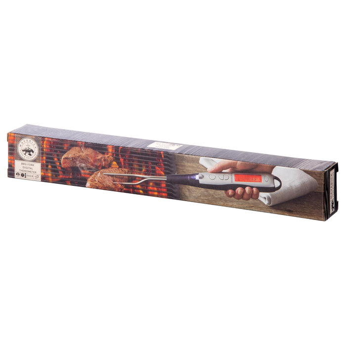 Maverick | BBQ Meat Fork Digital Thermometer with Light Black Silver