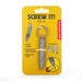 Kikkerland | Screw It! Mini Keychain Screwdriver Silver
