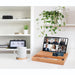 Maverick | Bamboo Desk Organiser Natural Eco Friendly 6 Compartments