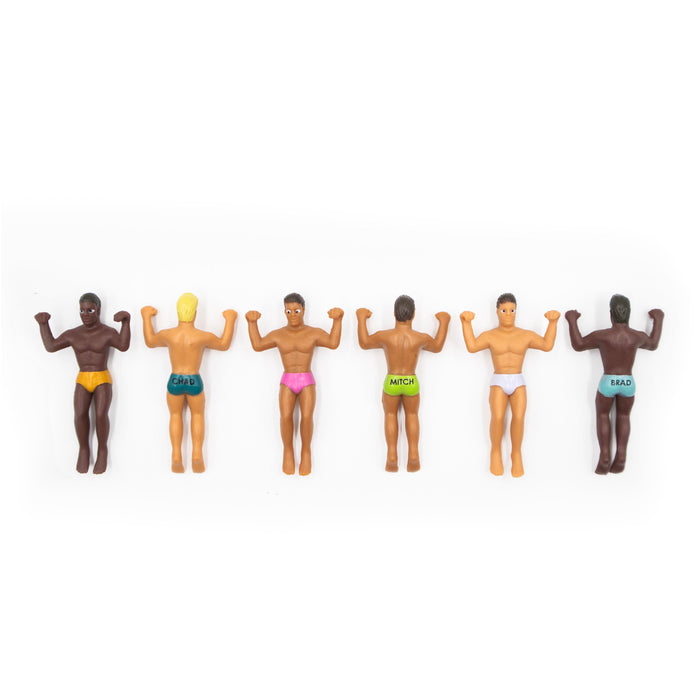 NPW | Hunky Buddies Drink Markers 6pcs Set Multi-Coloured