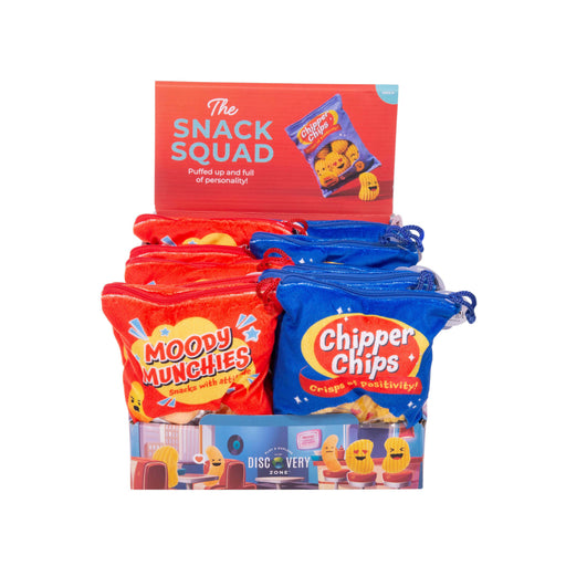 Discovery Zone | Snack Squad Plush Cuddle Bags12pcs Assorted