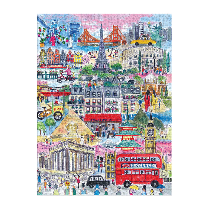 Galison | 1000-Piece Cities Around The World Puzzle