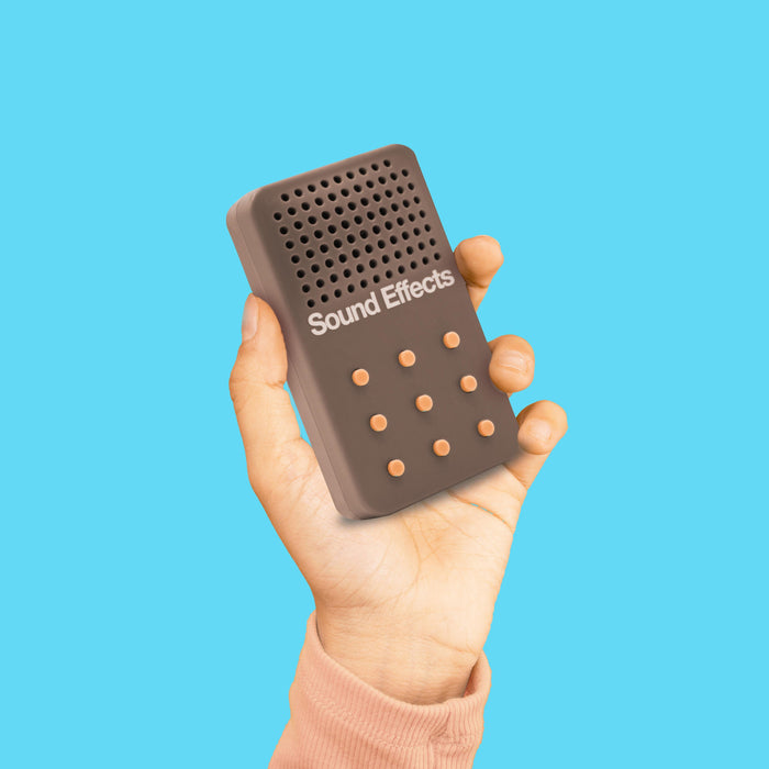 NPW | Fart Fanfare Sound Machine Brown Portable 9‑Sound Gag Device