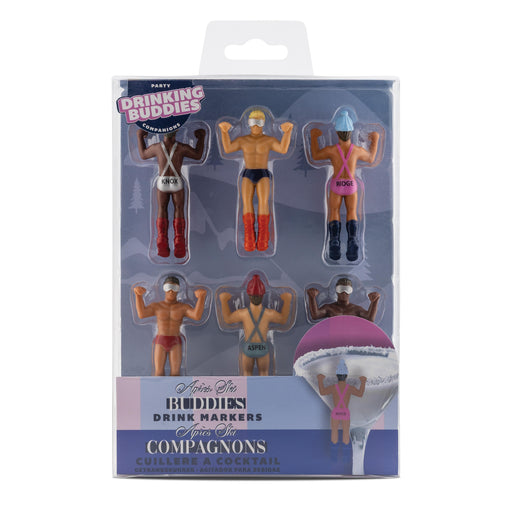 NPW | Apres Ski Drinking Buddies 6‑Piece Multi‑Coloured Set Homing Instincts