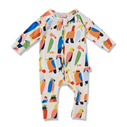 Halcyon Nights | Long Sleeve Romper / Flamin' Galahs