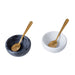 Davis & Waddell | Nuvolo Marble Pinch Pot & Spoon Set