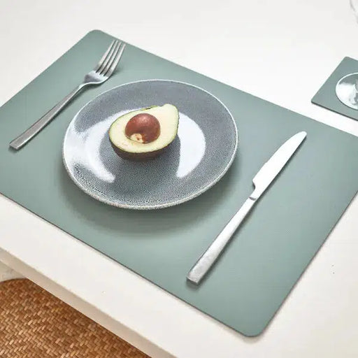 Annabel Trends | Placemat – Recycled Leather - Sage-Annabel Trends-Homing Instincts