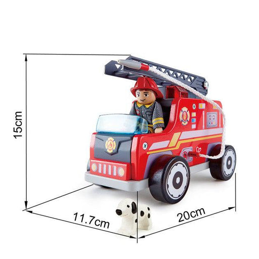 Hape | Fire-Engine Wooden Playset-Hape-Homing Instincts