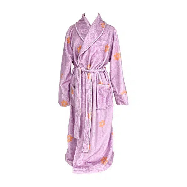 Annabel Trends | Bath Robe - Lilac Daisy-Annabel Trends-Homing Instincts