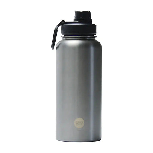 Annabel Trends | Watermate Drink Bottle – Stainless Steel 950ml - Titanium-Annabel Trends-Homing Instincts