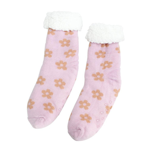 Annabel Trends | Lounge Socks- Daisy Lilac-Annabel Trends-Homing Instincts