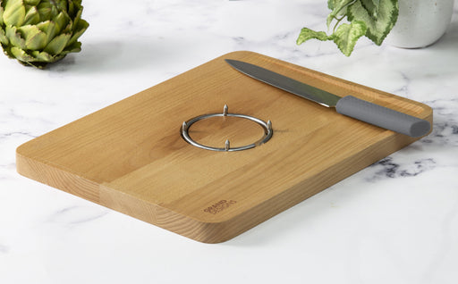 Grand Designs | Beechwood Spiked Carving Board-IsAlbi-Homing Instincts