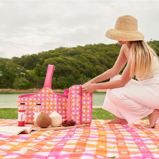 Annabel Trends | Picnic Mat Daisy Gingham-Annabel Trends-Homing Instincts