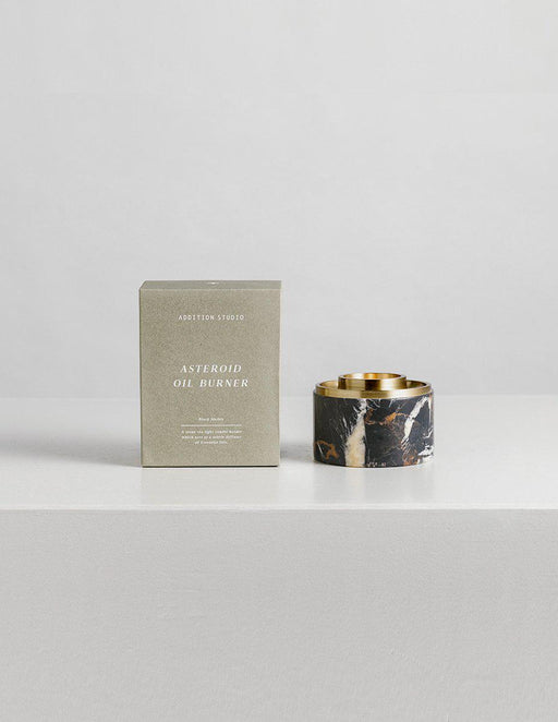 Addition Studio | Asteroid Oil Burner - Black Marble-Addition Studio-Homing Instincts