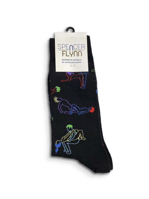 Spencer Flynn | Kama Socktra Men's Socks-Spencer Flynn-Homing Instincts