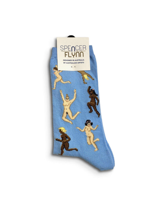 Spencer Flynn | Nylon Nudists Women's Socks-Spencer Flynn-Homing Instincts