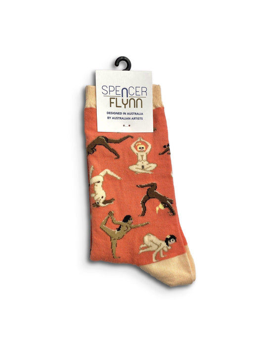 Spencer Flynn | Namaste Nips Women's Socks-Spencer Flynn-Homing Instincts