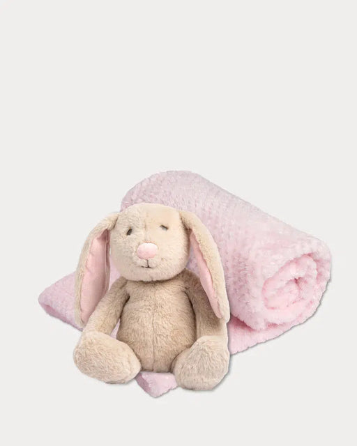 The Little Linen Company | Bunny Plush Toy and Blanket-The Little Linen Company-Homing Instincts