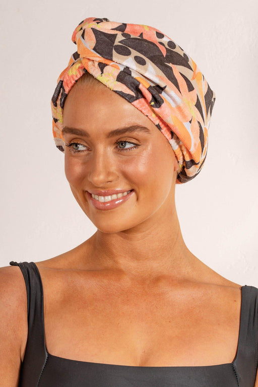 Louvelle | Riva Hair Towel Wrap Sunkissed Lily-Louvelle-Homing Instincts
