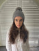 Cinnamon Creations | Pom Pom Beanie Grey-Cinnamon Creations-Homing Instincts