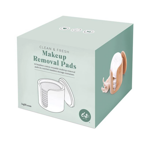 Reusable Makeup Removing Pads in Bamboo Box-IS Gift-Homing Instincts