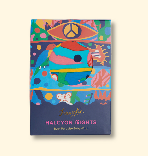 Halcyon Nights x Jenny Kee | Baby Wrap - Bush Paradise-Halcyon Nights-Homing Instincts
